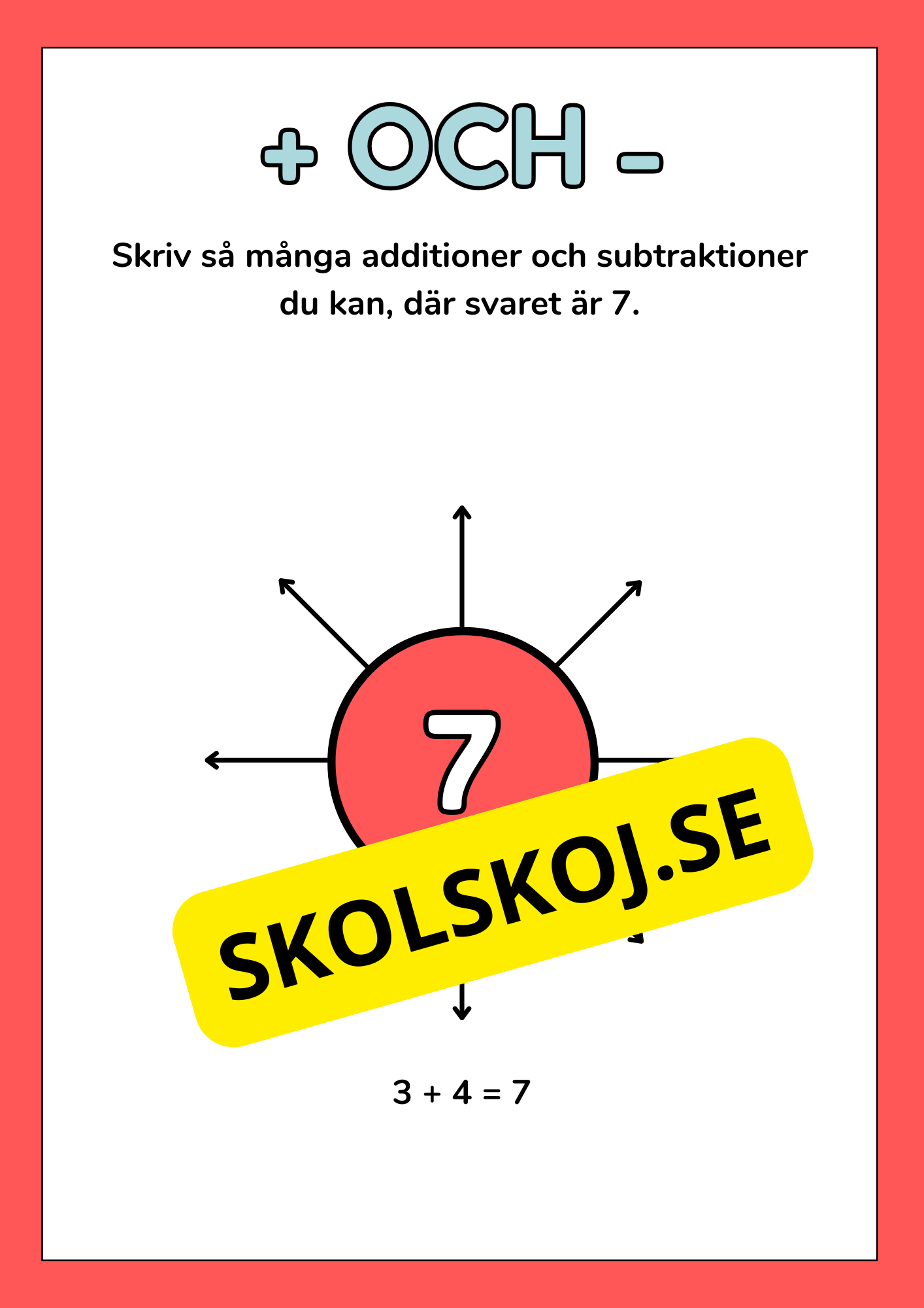 Plus och minus - 1 - 20