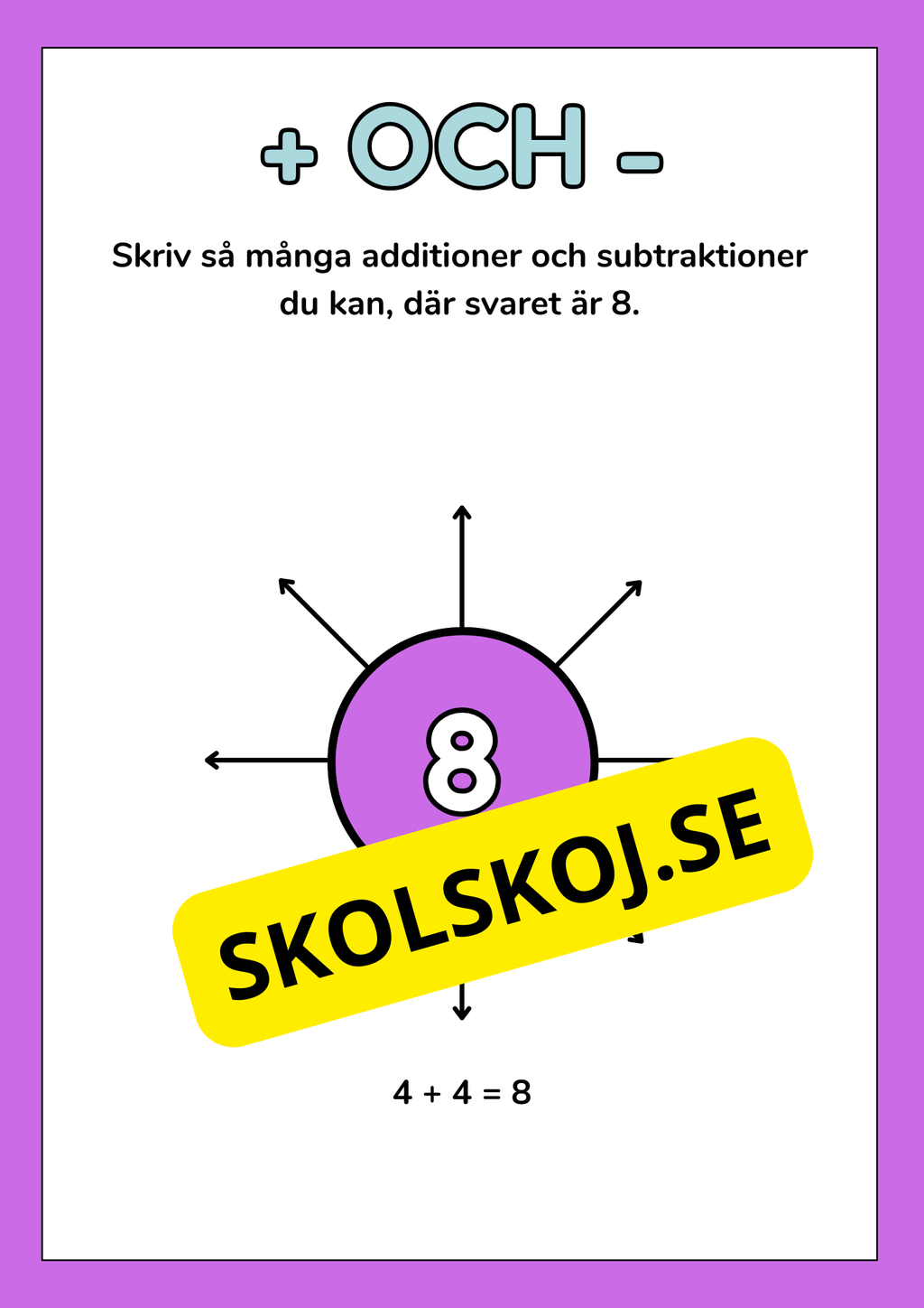 Plus och minus - 1 - 20