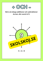 Plus och minus - 1 - 20