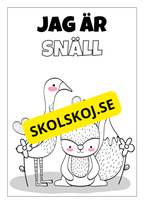 Positiva affirmationer - Målarbok