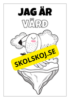 Positiva affirmationer - Målarbok