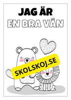 Positiva affirmationer - Målarbok