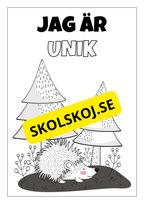 Positiva affirmationer - Målarbok