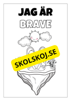 Positiva affirmationer - Målarbok