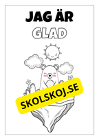 Positiva affirmationer - Målarbok