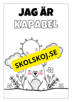 Positiva affirmationer - Målarbok