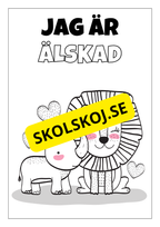 Positiva affirmationer - Målarbok