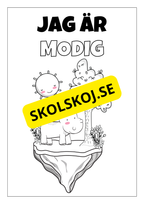 Positiva affirmationer - Målarbok