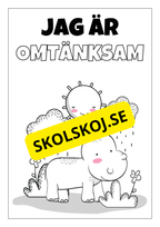 Positiva affirmationer - Målarbok