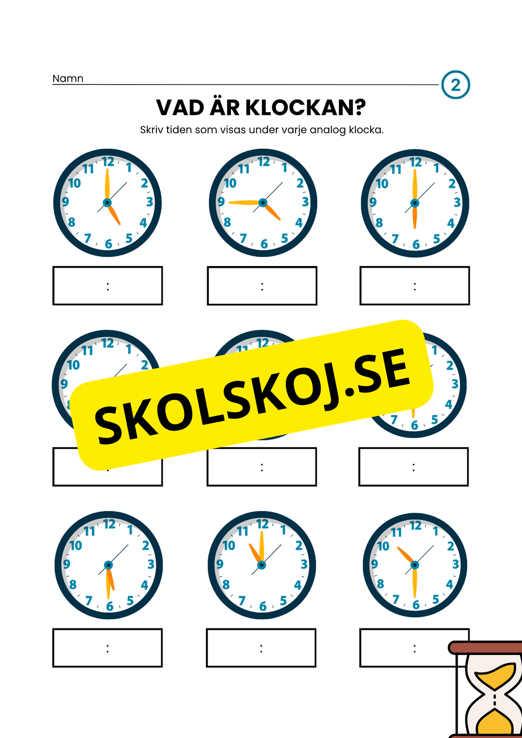 Vad är klockan - Häfte