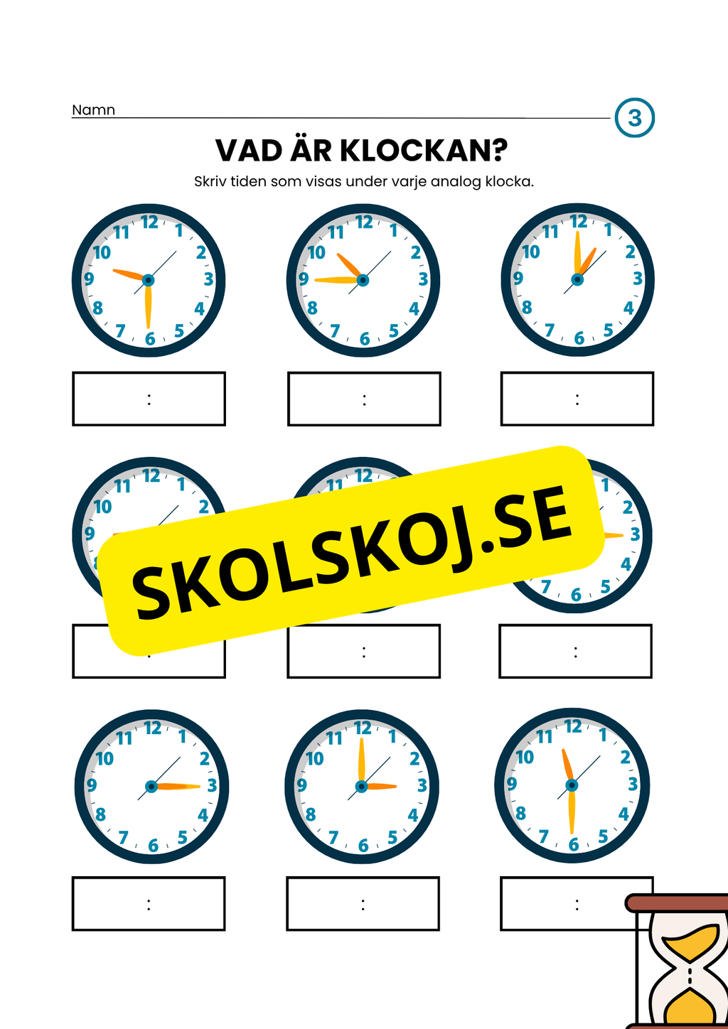 Vad är klockan - Häfte
