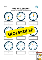 Vad är klockan - Häfte