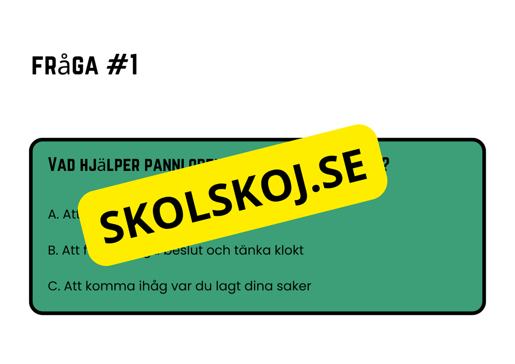Förstå din hjärna - Årskurs 4 - 6