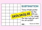Problemlösning - Addition och subtraktion - Åk 5 - 6