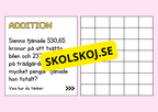 Problemlösning - Addition och subtraktion - Åk 5 - 6