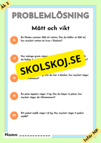 Problemlösning - Årskurs 3 - NP - Häfte