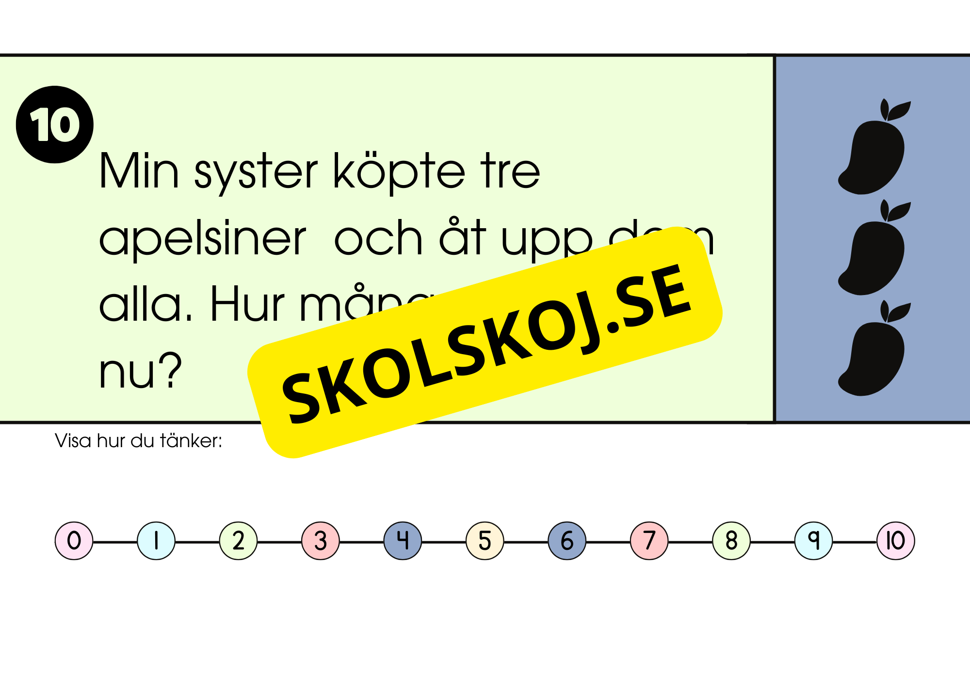 Problemlösning - Blandade uppgifter - Fk - Åk 2