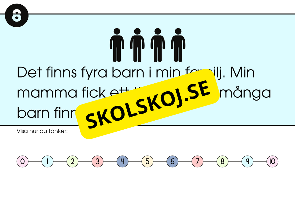Problemlösning - Blandade uppgifter - Fk - Åk 2
