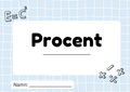 Procent - Häfte