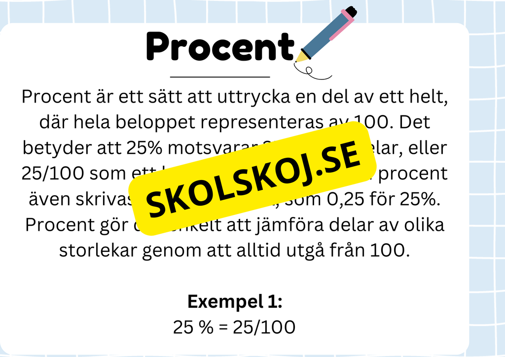 Procent - Häfte