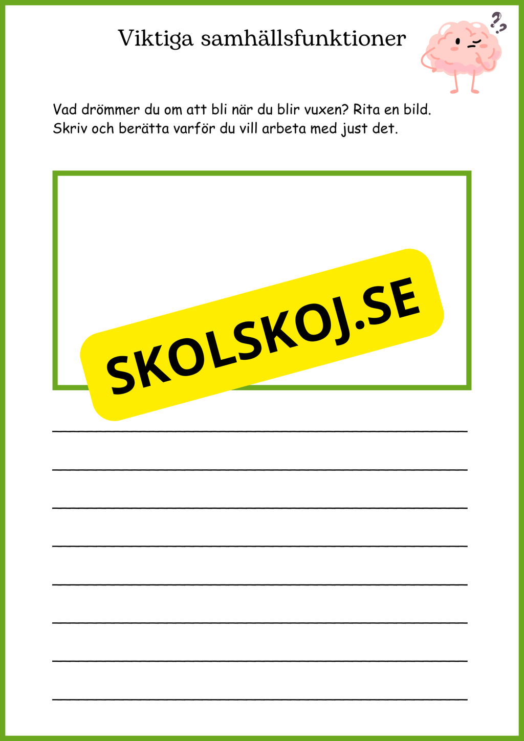 Korta fakta om viktiga samhällsfunktioner och olika yrken och lite till