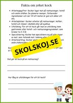 Korta fakta om viktiga samhällsfunktioner och olika yrken och lite till