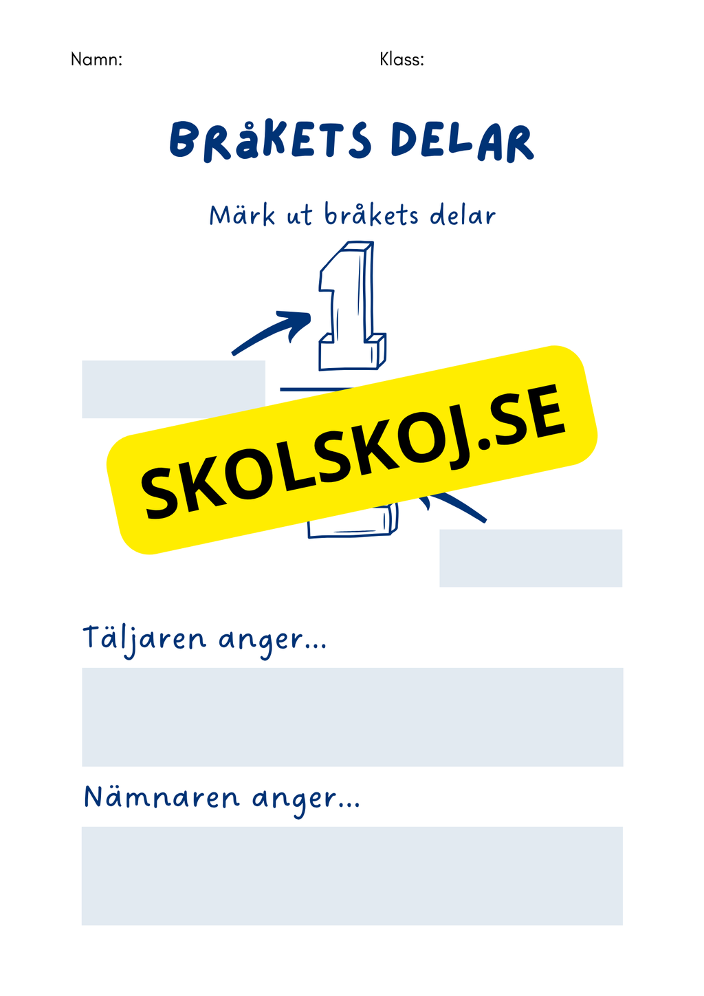 Bråk för åk 4-6