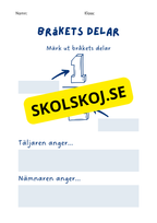 Bråk för åk 4-6