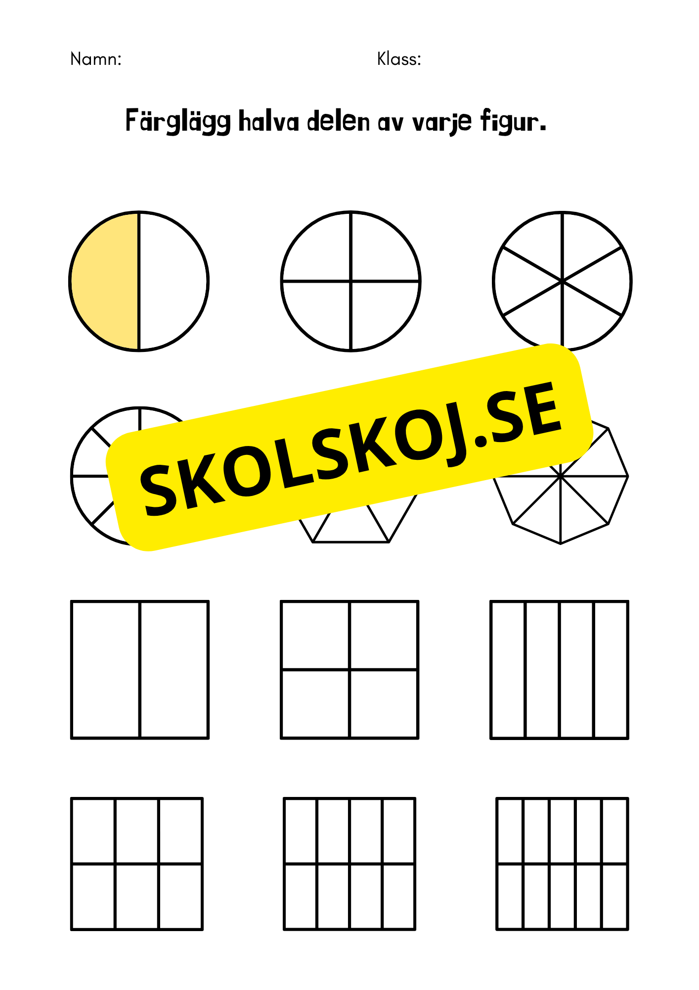 Bråk för åk 4-6