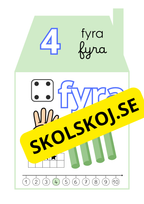 Siffrorna 1–10 – Affischer A4-Format