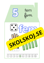 Siffrorna 1–10 – Affischer A4-Format