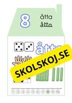 Siffrorna 1–10 – Affischer A4-Format