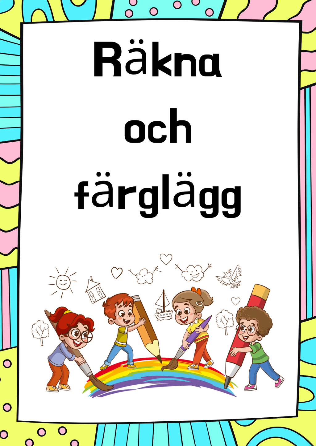 Räkna och färglägg