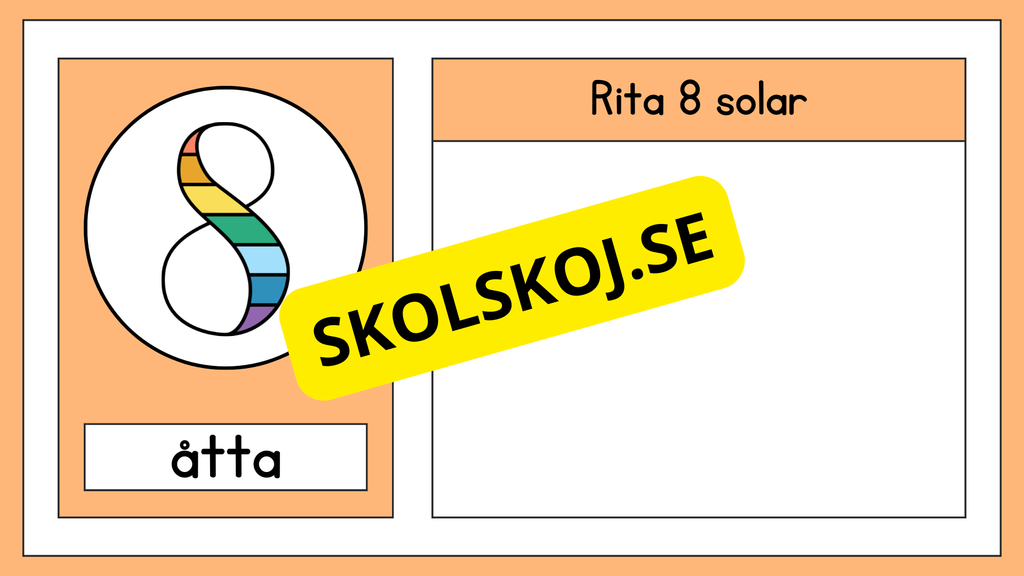 Räkna och rita 0 - 10