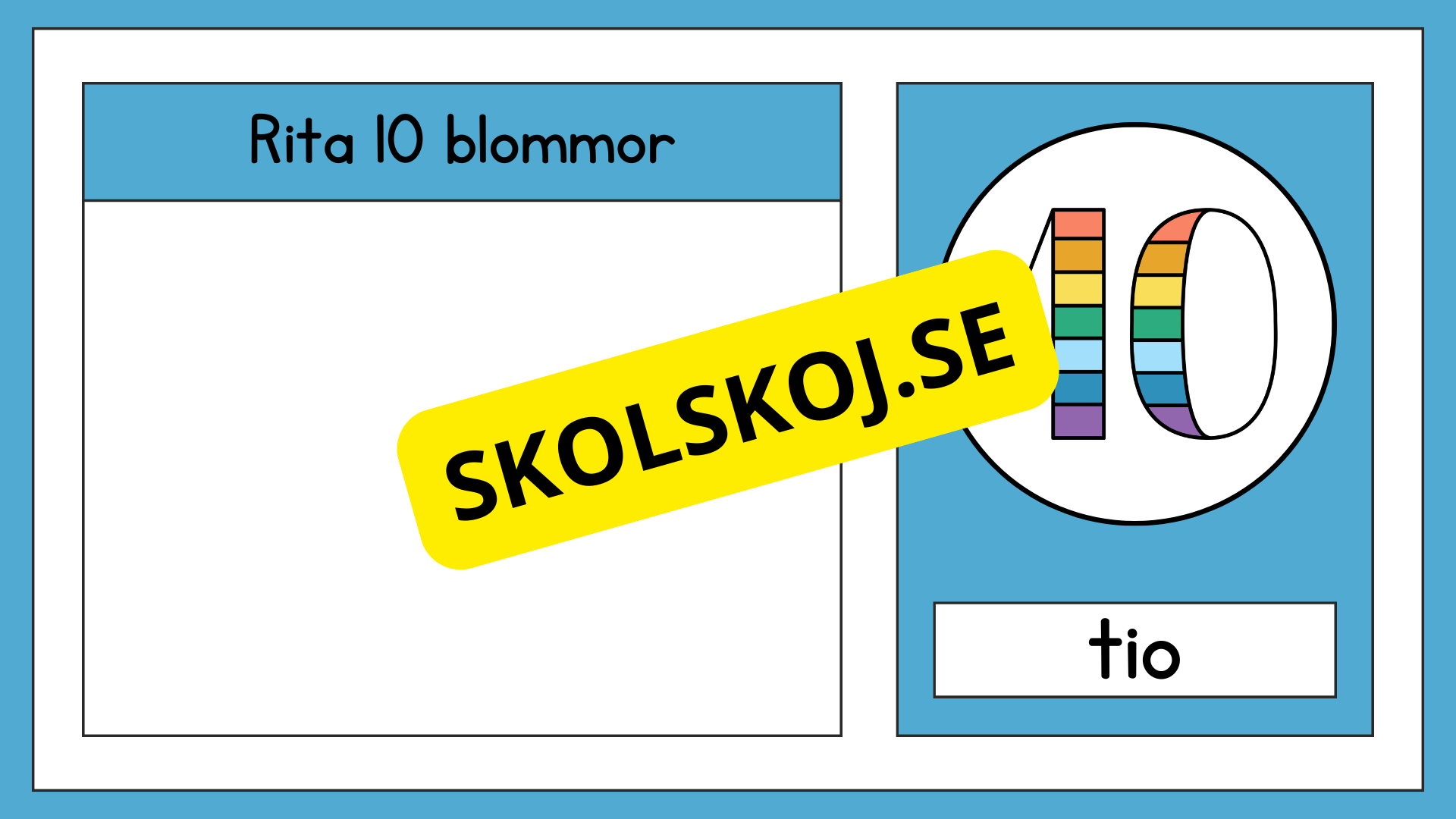 Räkna och rita 0 - 10