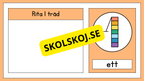 Räkna och rita 0 - 10