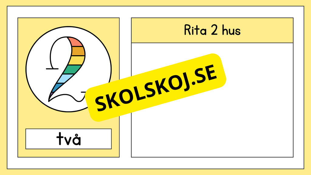 Räkna och rita 0 - 10