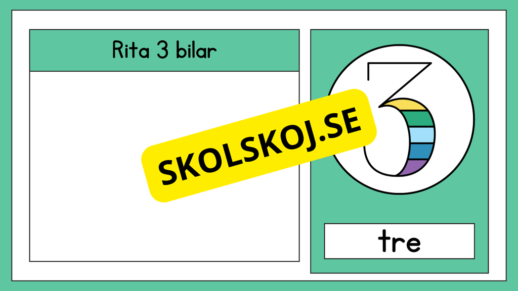 Räkna och rita 0 - 10