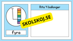 Räkna och rita 0 - 10