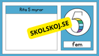 Räkna och rita 0 - 10