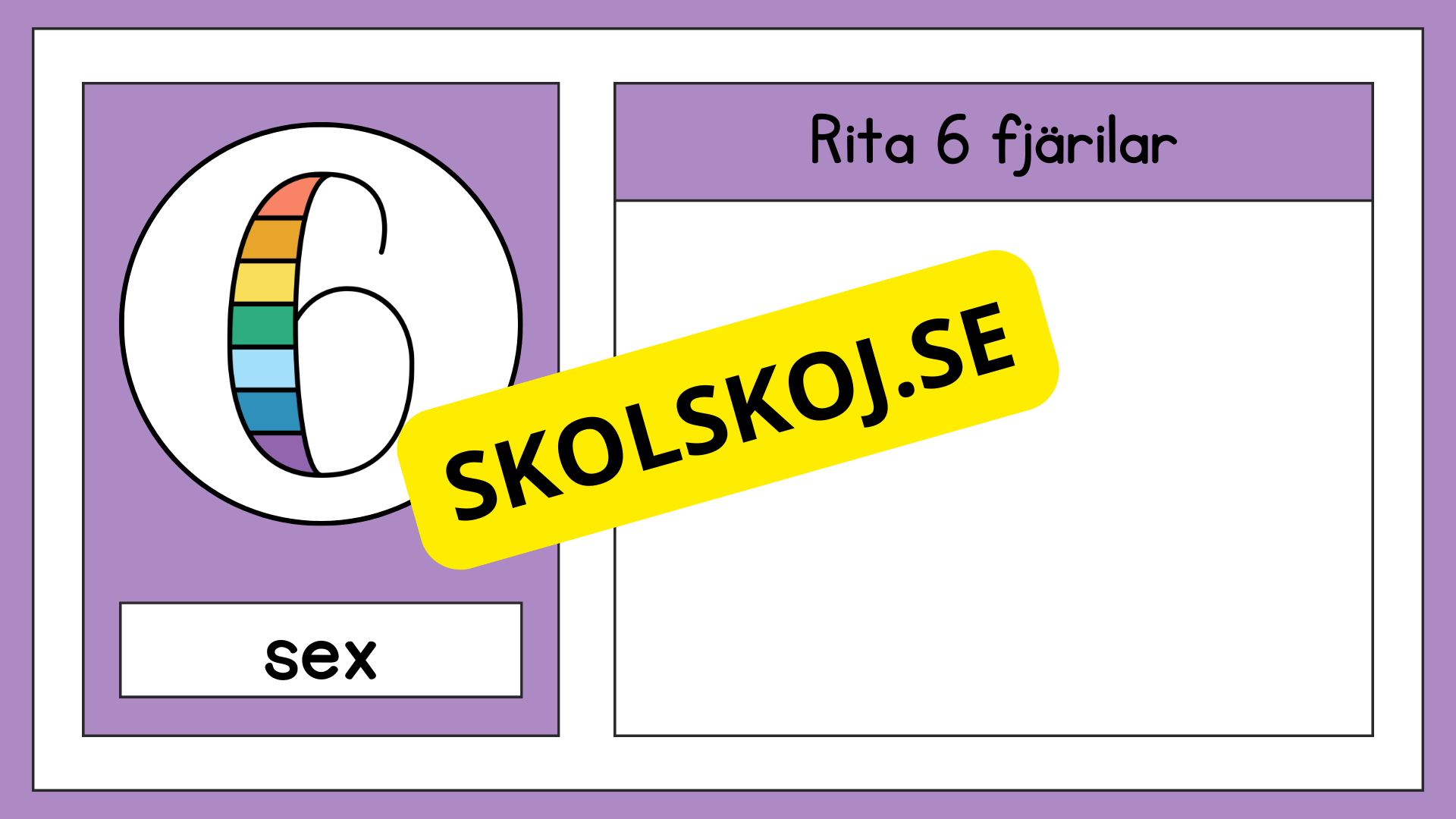 Räkna och rita 0 - 10