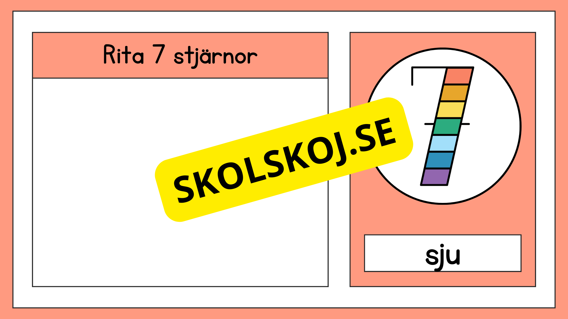 Räkna och rita 0 - 10