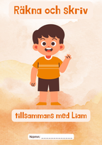 Räkna och skriv tillsammans med Liam
