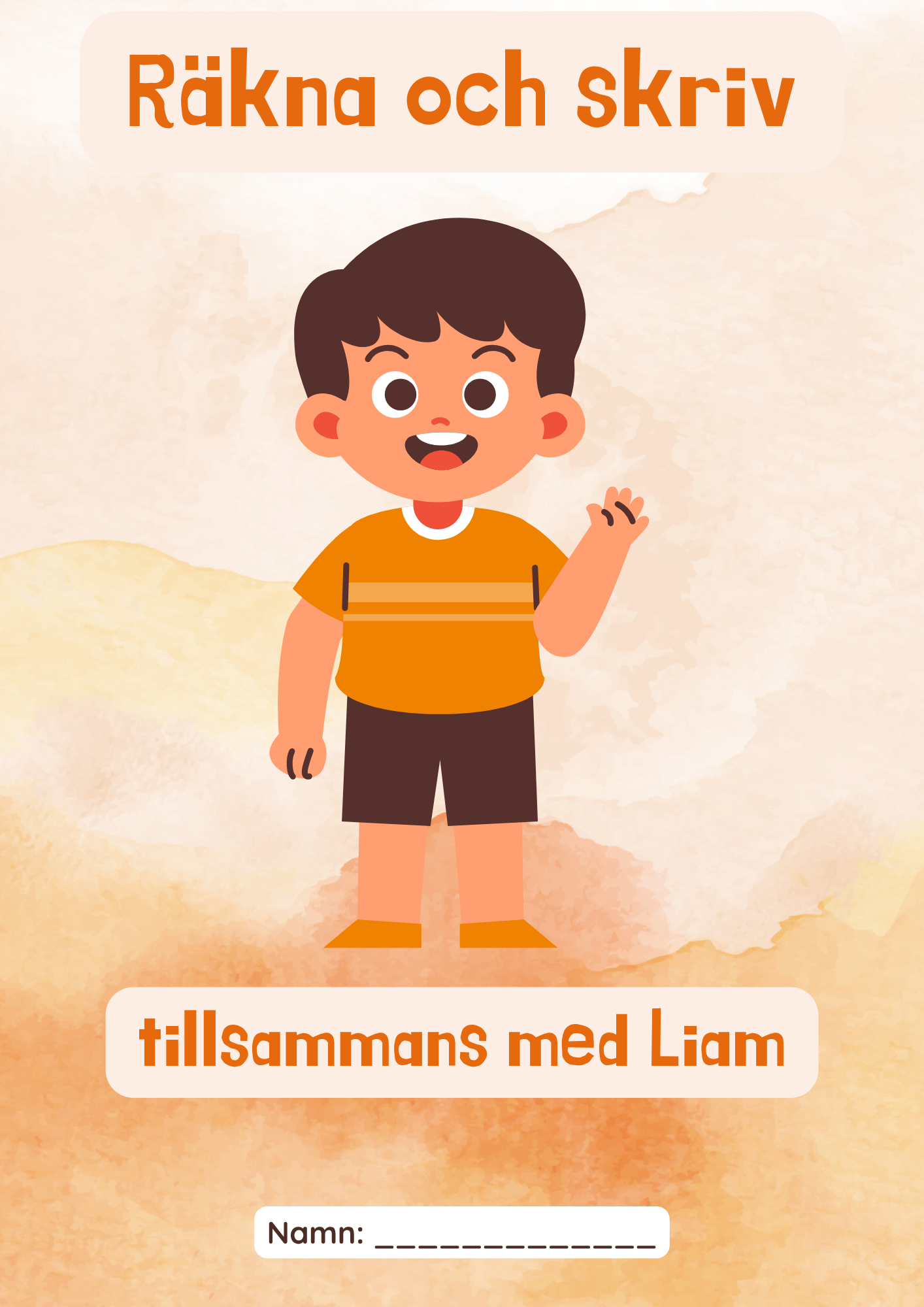 Räkna och skriv tillsammans med Liam