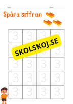 Räkna och skriv tillsammans med Liam