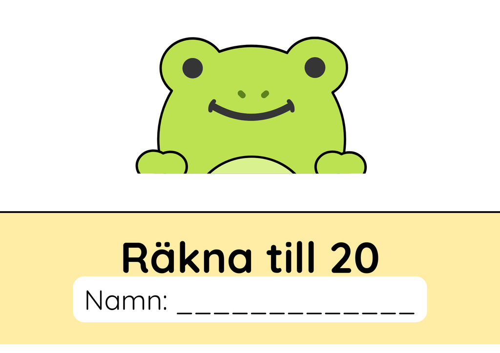 Räkna till 20 - Häfte