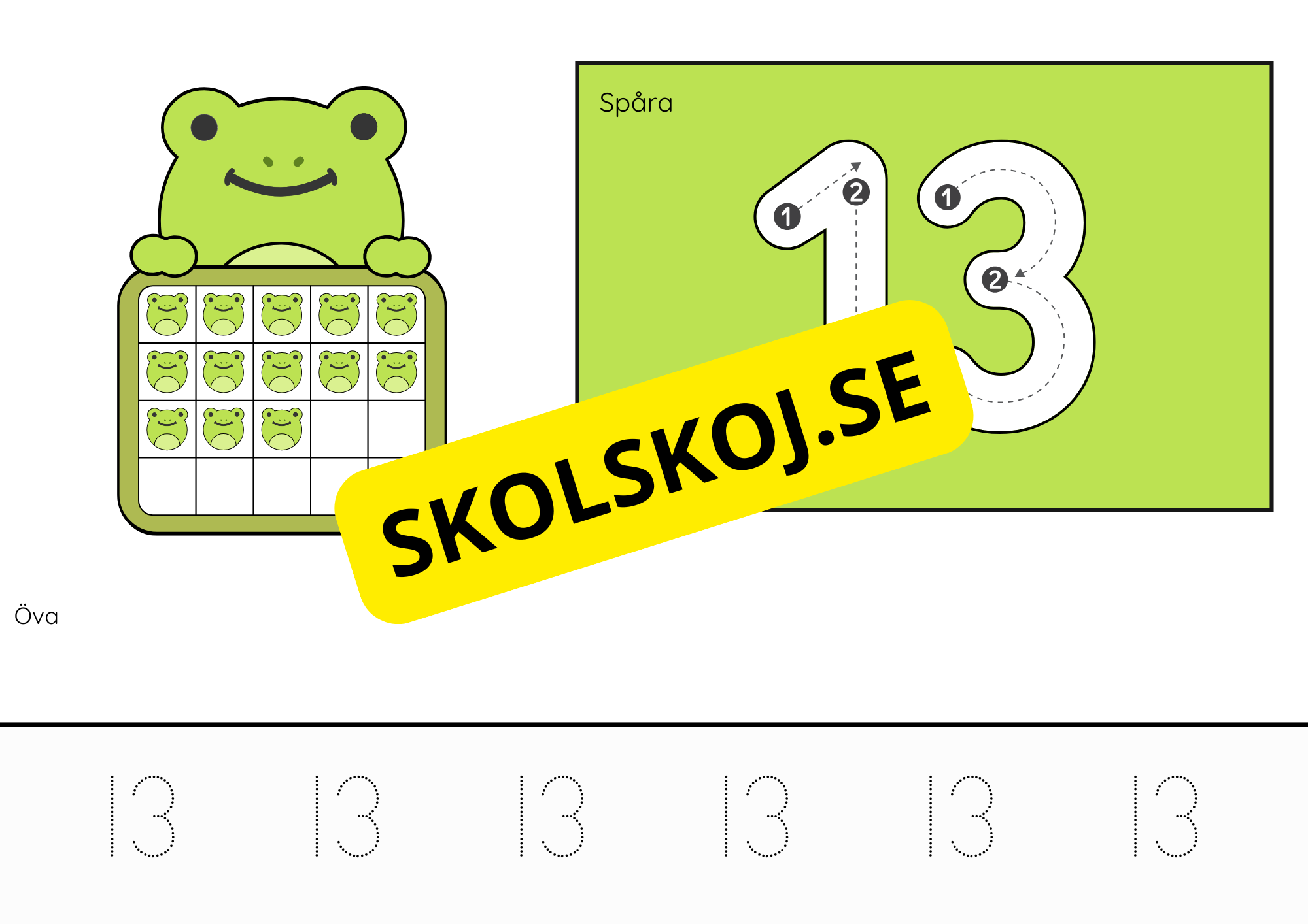 Räkna till 20 - Häfte