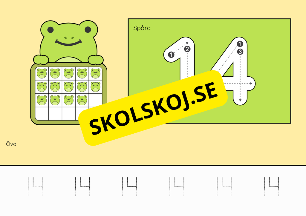 Räkna till 20 - Häfte