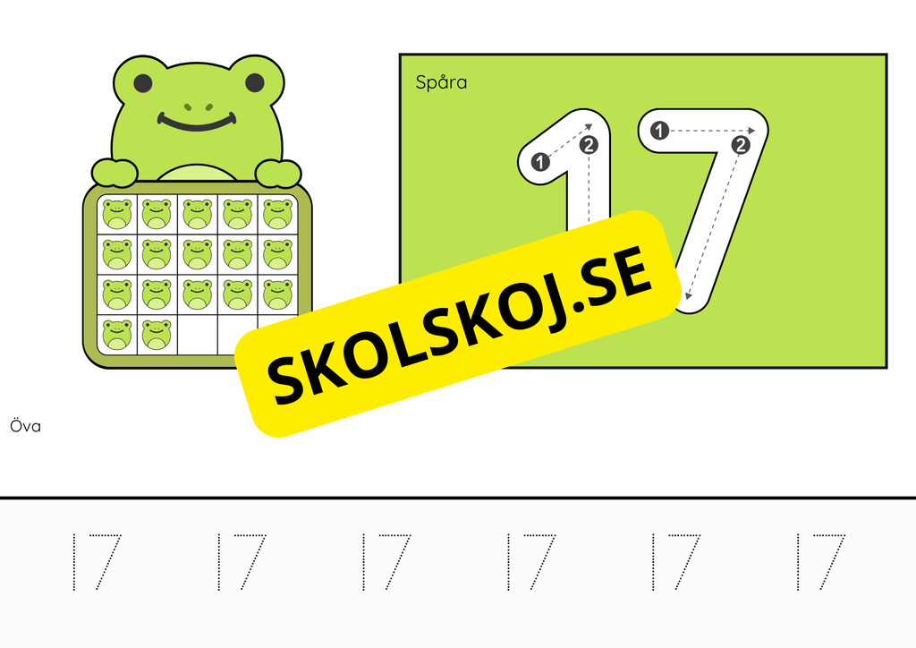 Räkna till 20 - Häfte