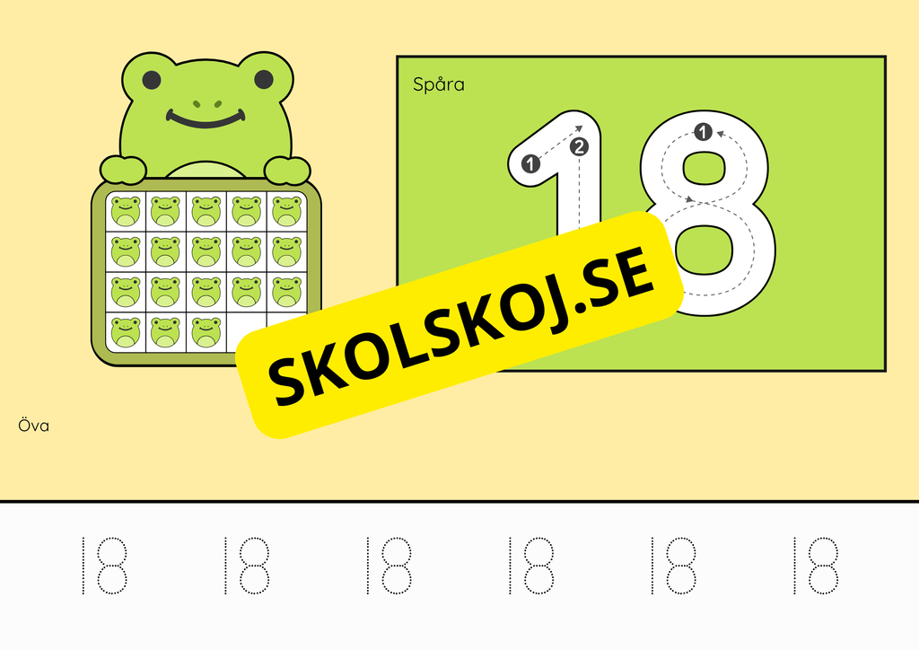 Räkna till 20 - Häfte